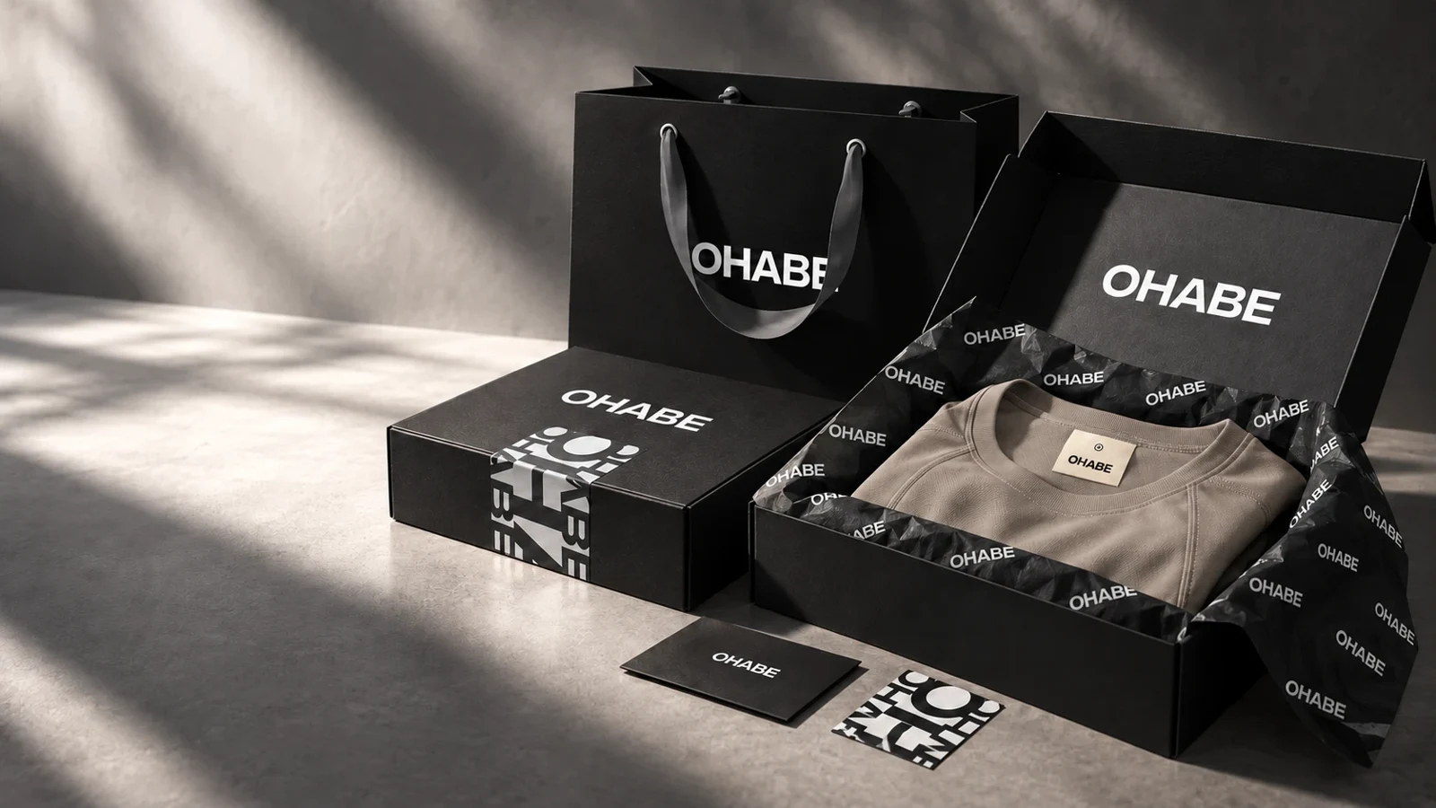 OHABE — Branding, aplicação 3